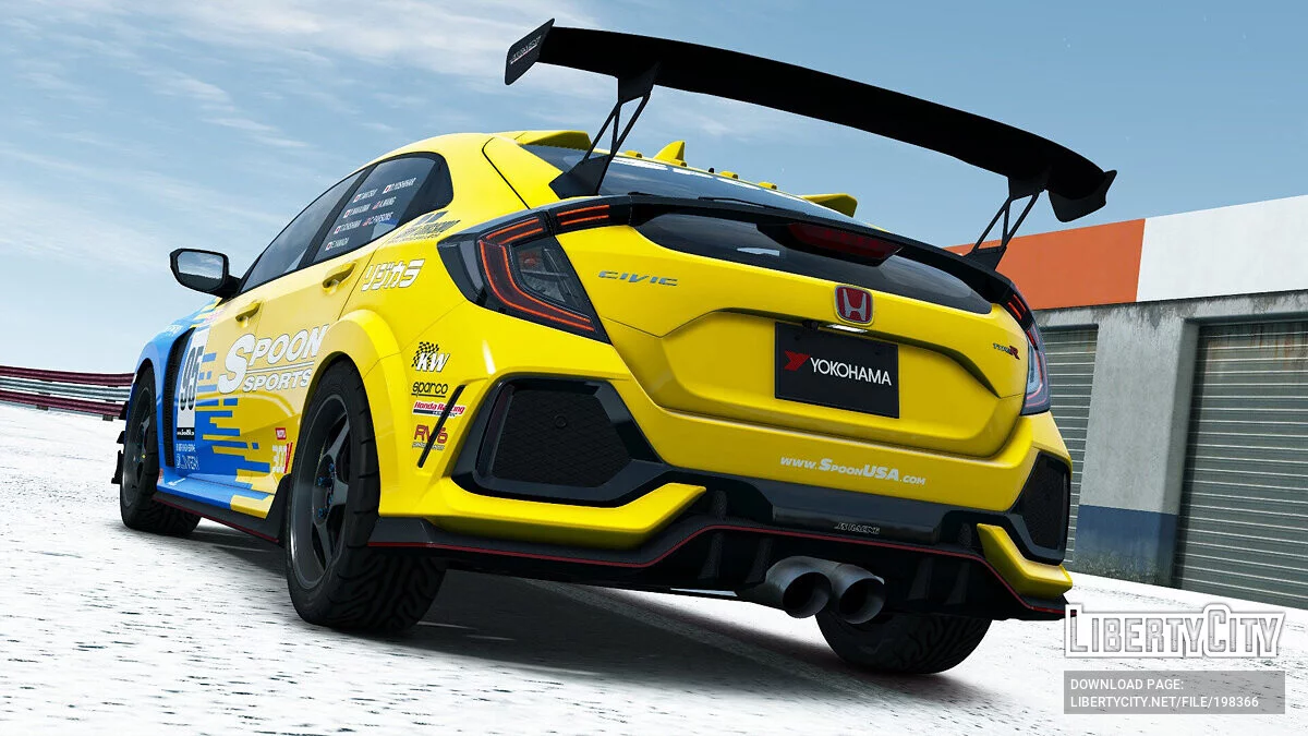 2018 Honda Civic Type-R ліврея Spoon Sports / GTA 5