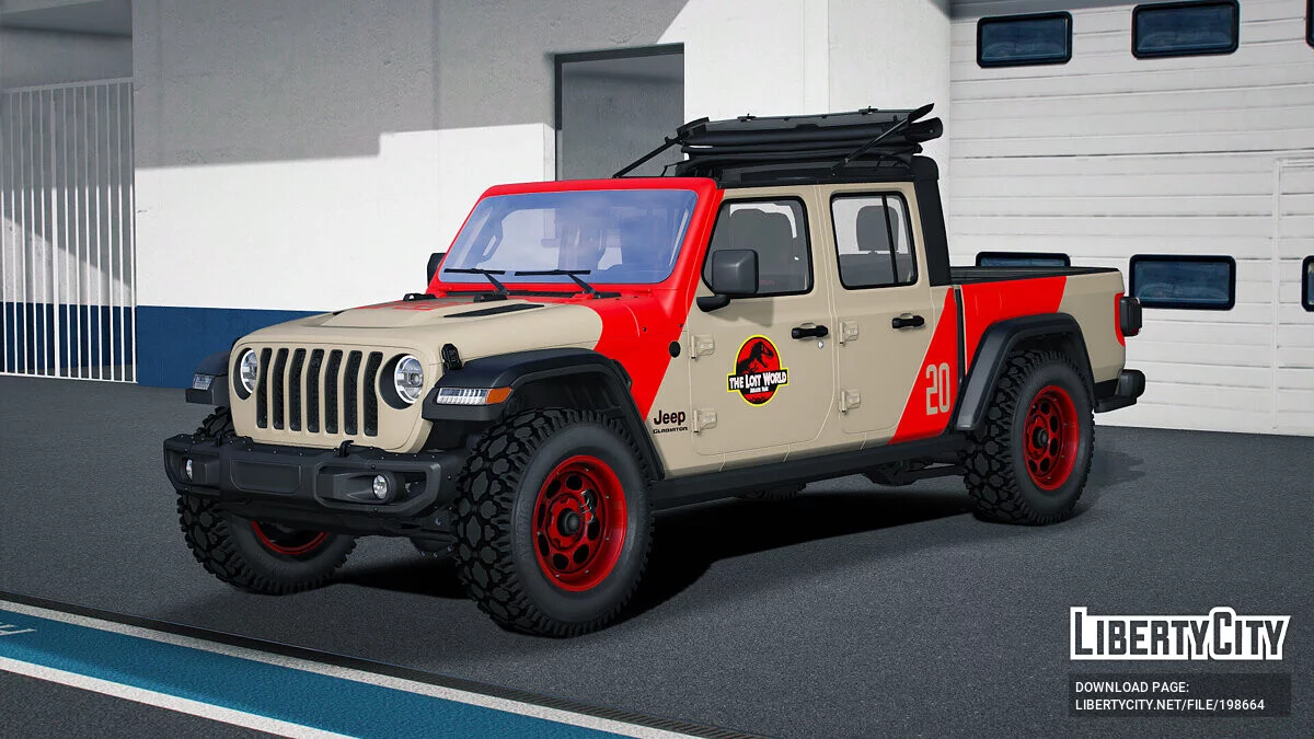 Diseño de 2020 Jeep Gladiator Rubicon / GTA 5