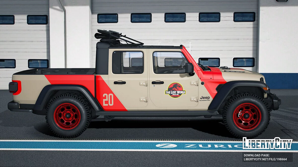 Diseño de 2020 Jeep Gladiator Rubicon / GTA 5