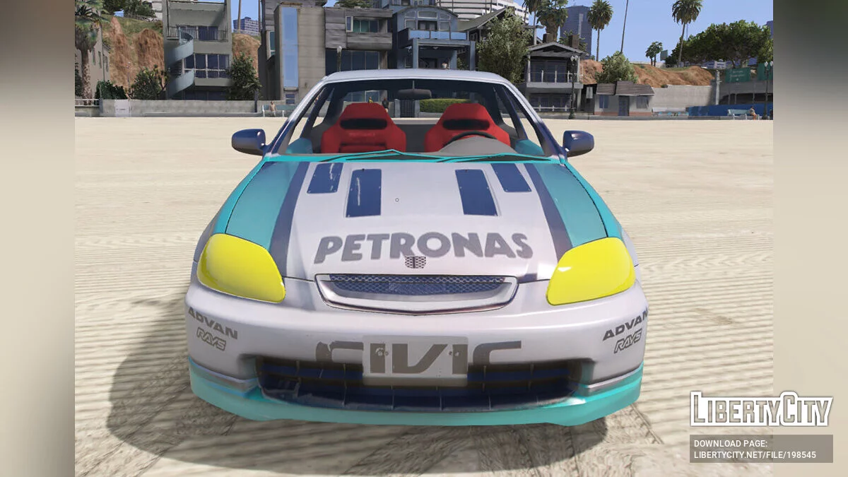 Гонка Honda Civic EK9 / GTA 5