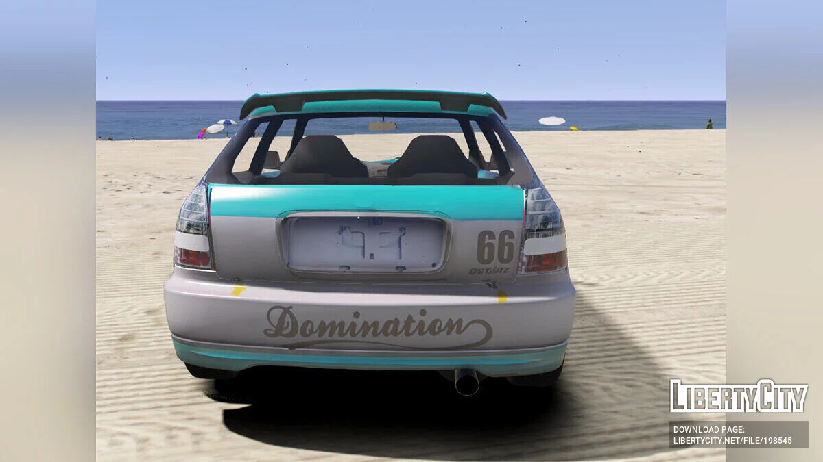 Гонка Honda Civic EK9 / GTA 5