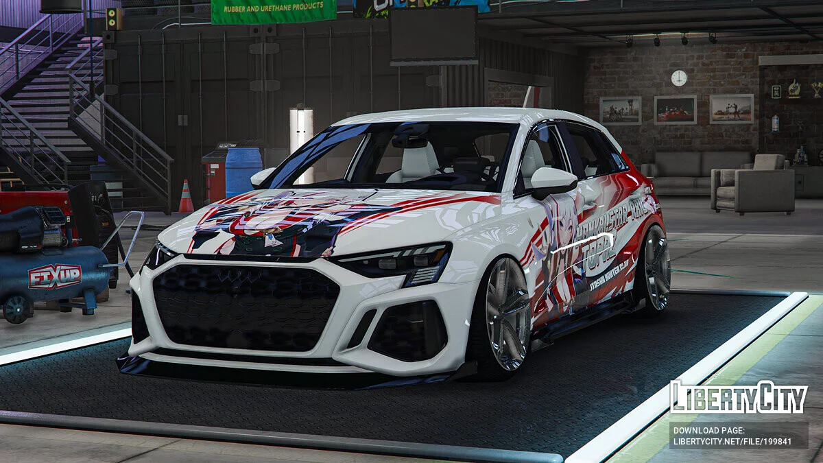 Audi RS3 Sportback 2022 "Honkai : Star Rail" Topaz / GTA 5