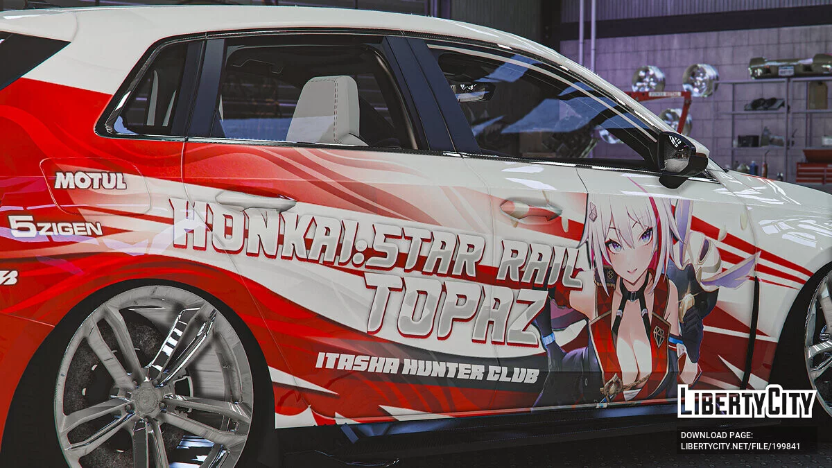 Audi RS3 Sportback 2022 "Honkai : Star Rail" Topaz / GTA 5