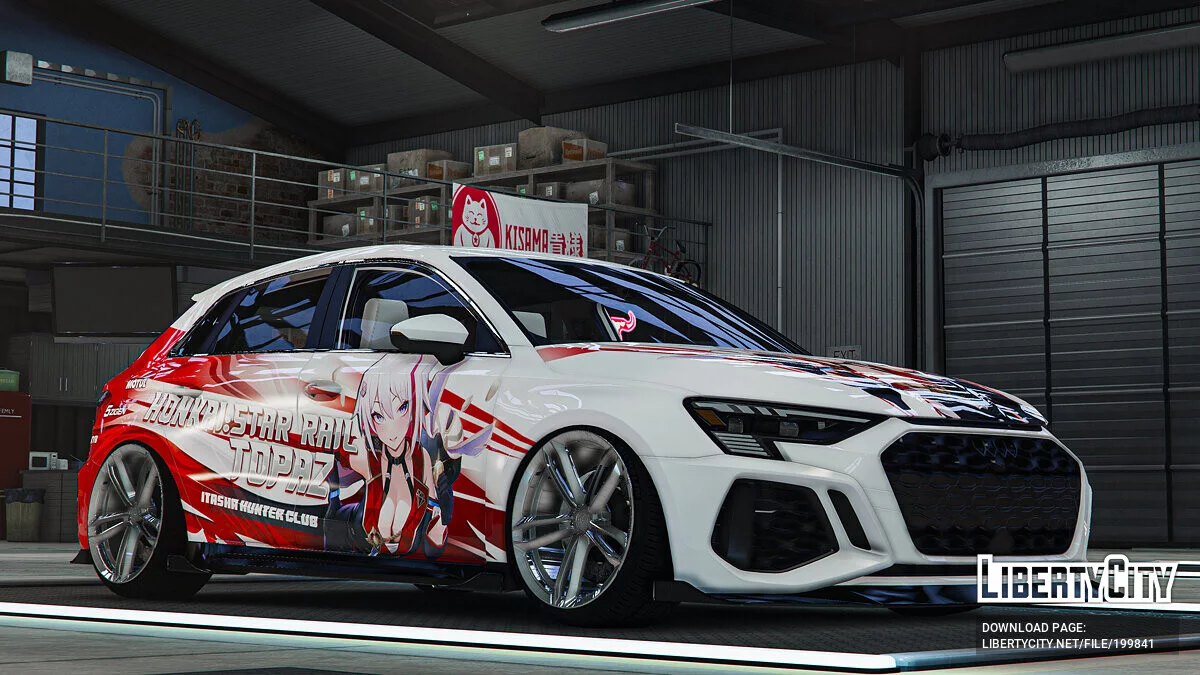 Audi RS3 Sportback 2022 "Honkai : Star Rail" Topaz / GTA 5
