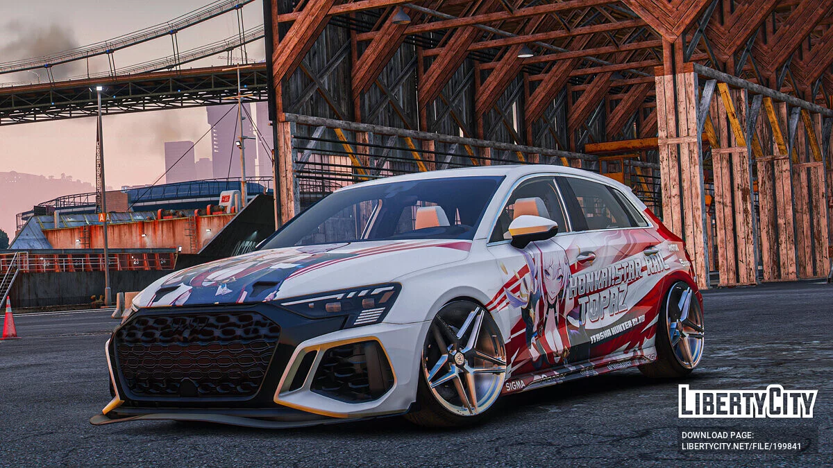Audi RS3 Sportback 2022 "Honkai : Star Rail" Topaz / GTA 5