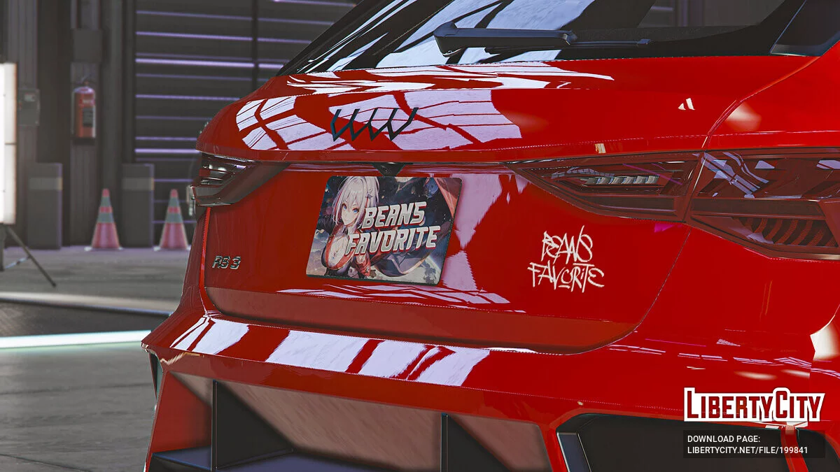 Audi RS3 Sportback 2022 "Honkai : Star Rail" Topaz / GTA 5