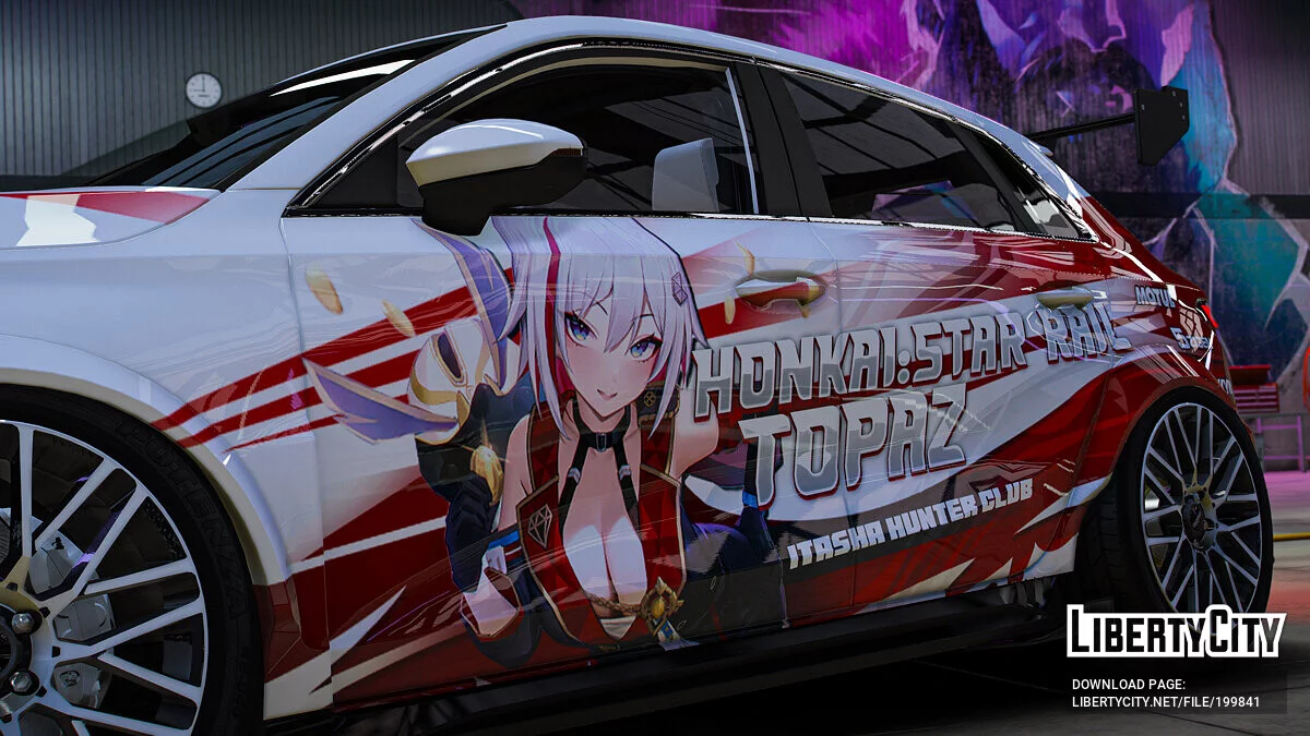 Audi RS3 Sportback 2022 "Honkai : Star Rail" Topaz / GTA 5