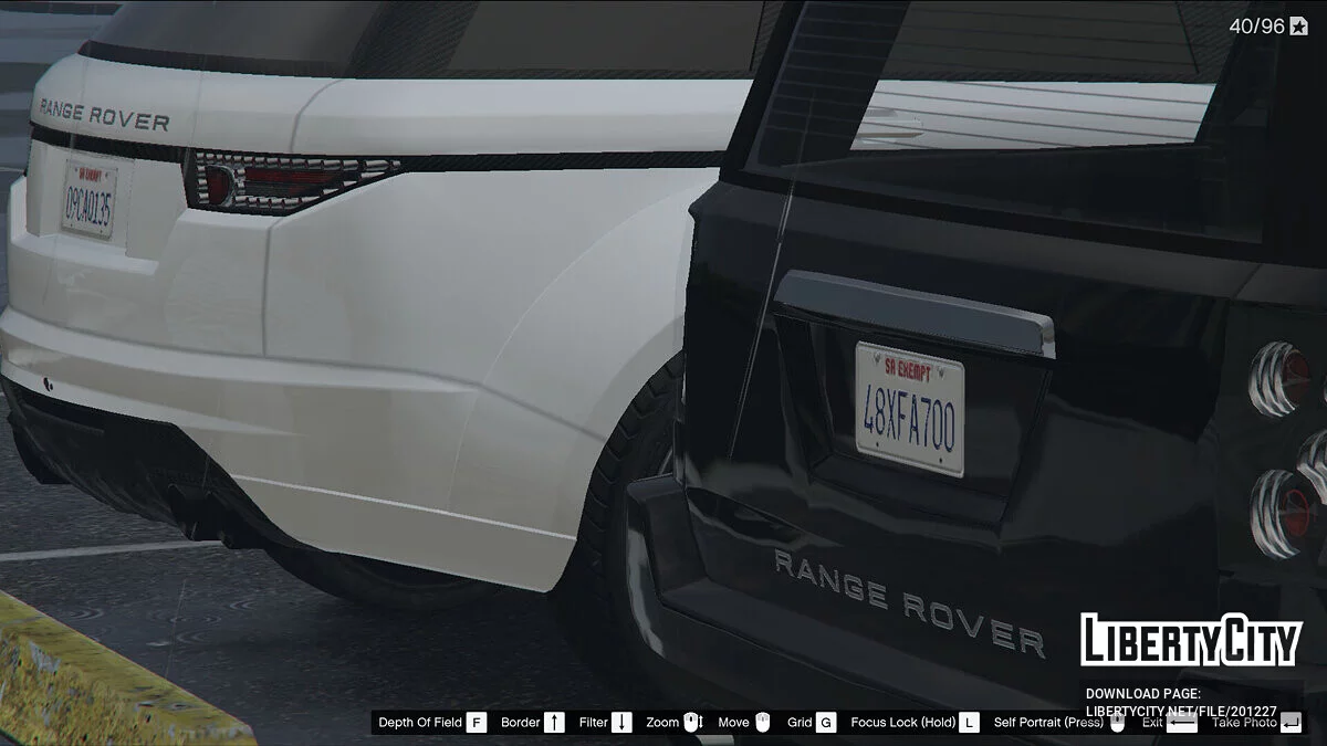 Logotipo de Range Rover en lugar de Baller / GTA 5