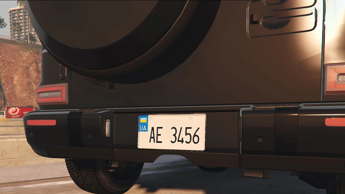 Car license plates of Ukraine (Europe) v1.0 2024 / GTA 5