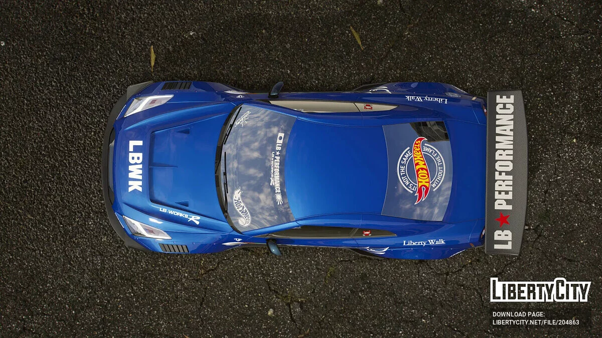 2019 Nissan GT-R Liberty walk Hot Wheels 涂装 / GTA 5
