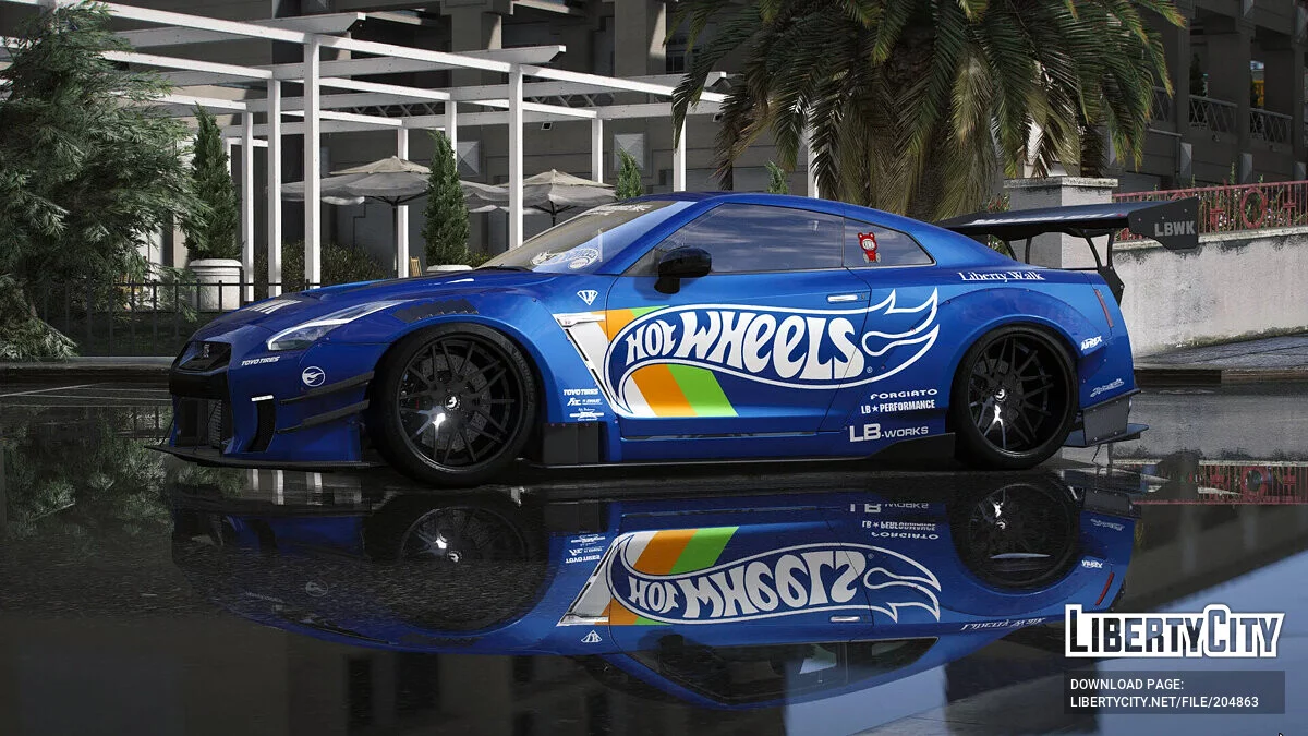 2019 Nissan GT-R Liberty walk Hot Wheels 涂装 / GTA 5