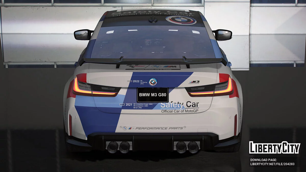 BMW M3 G80 2022 MotoGP Safety Car livery / GTA 5