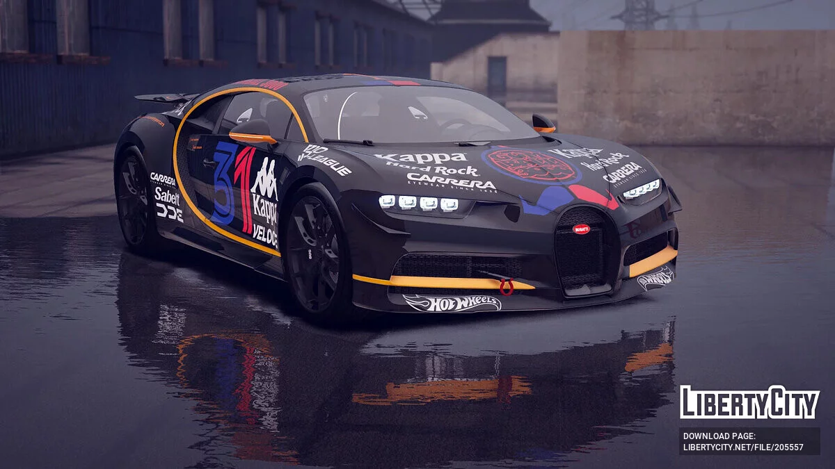 Bugatti Chiron Sport Gumball 3000涂装 / GTA 5