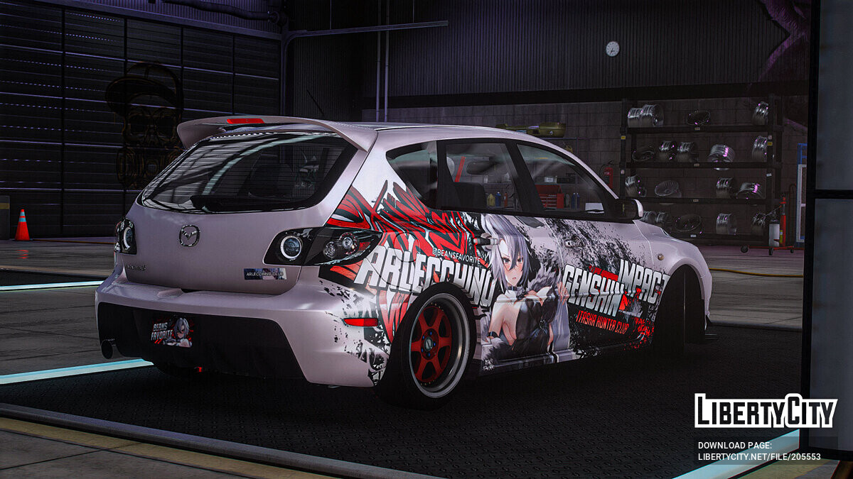 Download [Itasha] 2009 Mazda Speed 3 “Genshin Impact” Arlecchino ...