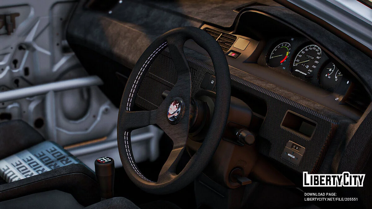 [Itasha] Honda Civic SIR (EG6) «Azur lane» Taihou paintjob / GTA 5