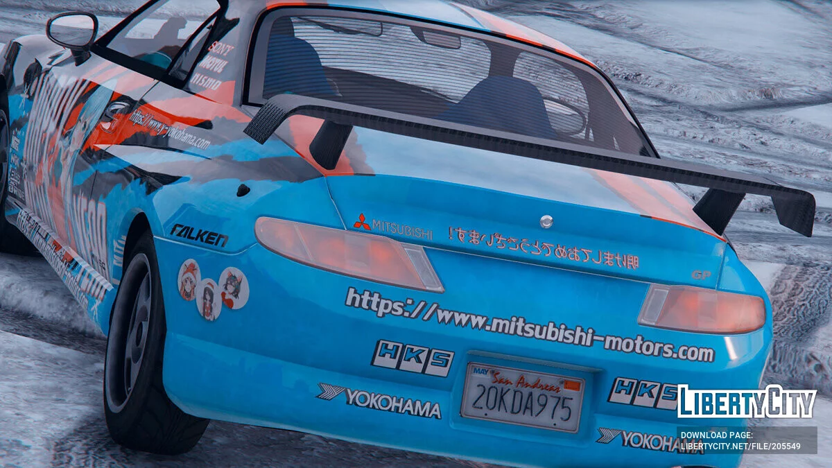 [Itasha] Mitsubishi FTO GP Version-R «Ano Novo» / GTA 5
