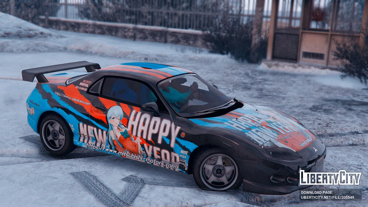 [Itasha] Mitsubishi FTO GP Version-R «Ano Novo» / GTA 5
