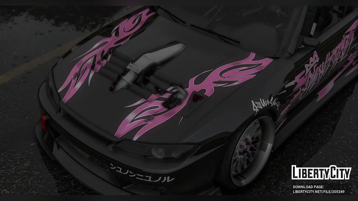 Nissan Silvia S14.5 Drift ''Driftking'' Tasarımları / GTA 5