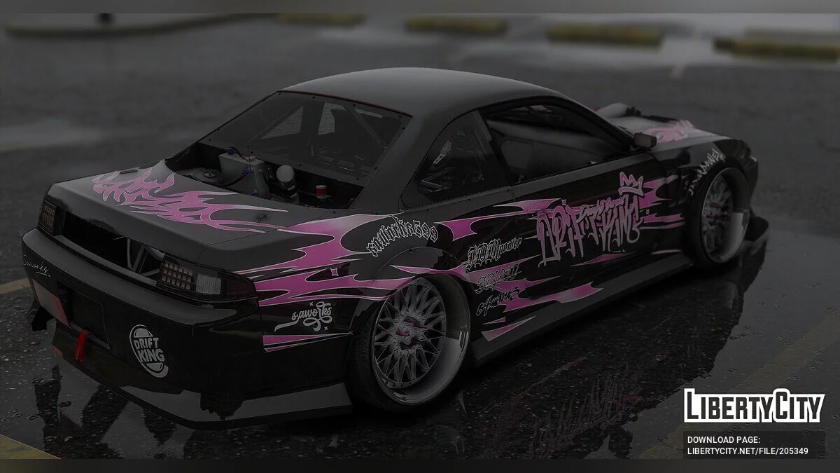 Nissan Silvia S14.5 Drift ''Driftking'' Tasarımları / GTA 5
