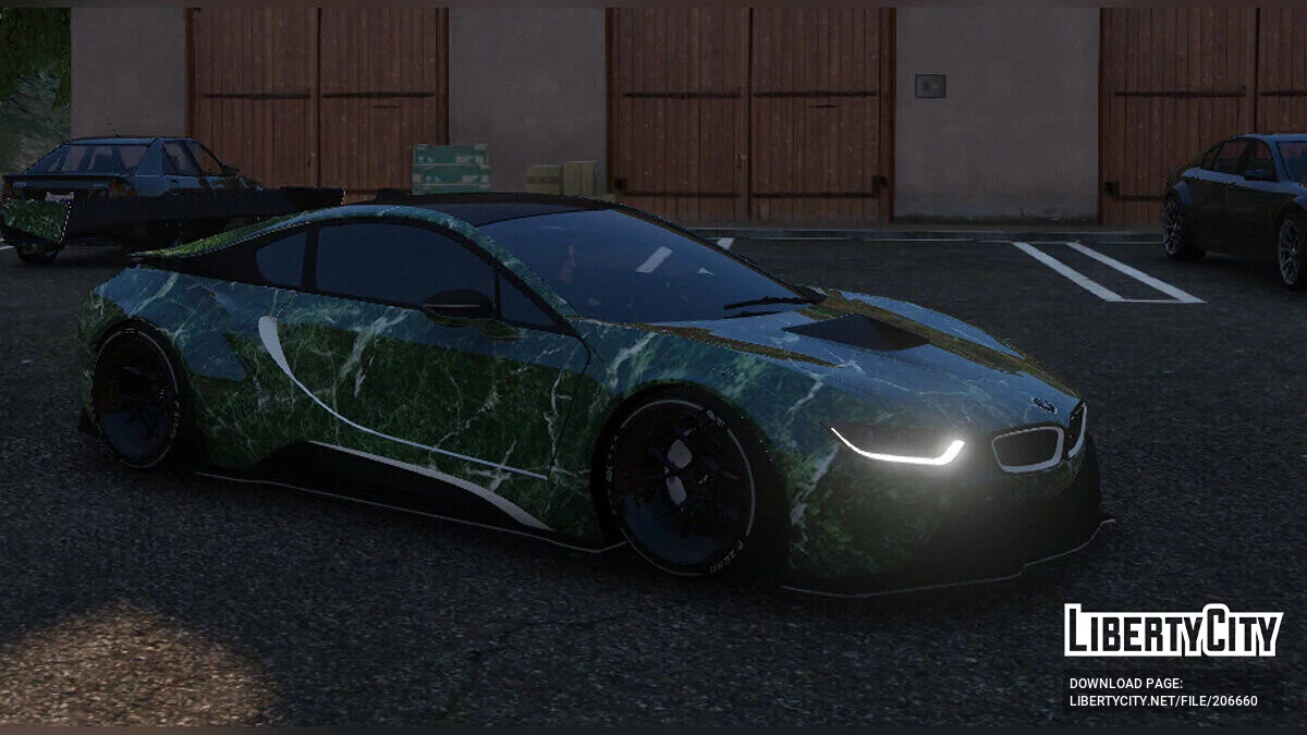 BMW I8 Coupe - Mermer kaplamalar / GTA 5