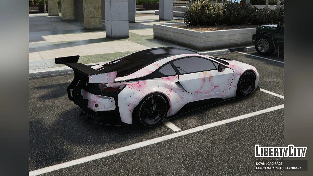 BMW I8 Coupe - Pembe kaplamalar / GTA 5