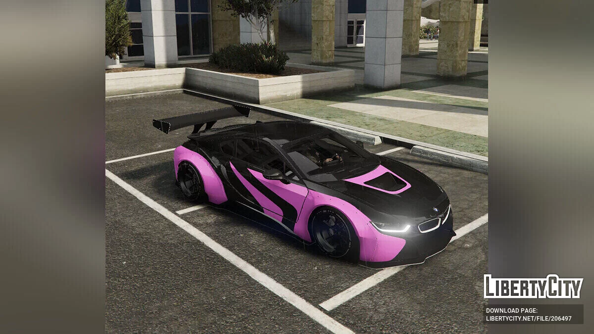 BMW I8 Coupe - Pembe kaplamalar / GTA 5