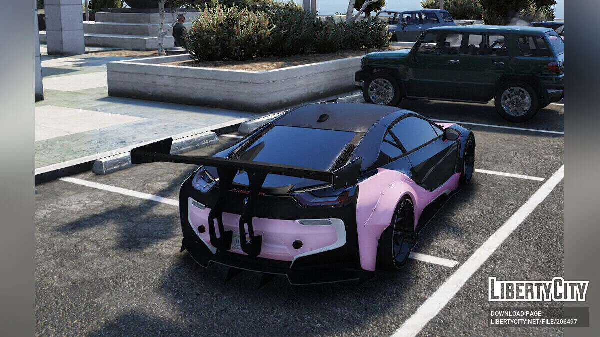 BMW I8 Coupe - Pembe kaplamalar / GTA 5