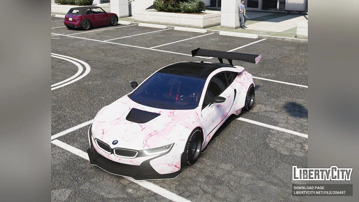 BMW I8 Coupe - Pembe kaplamalar / GTA 5