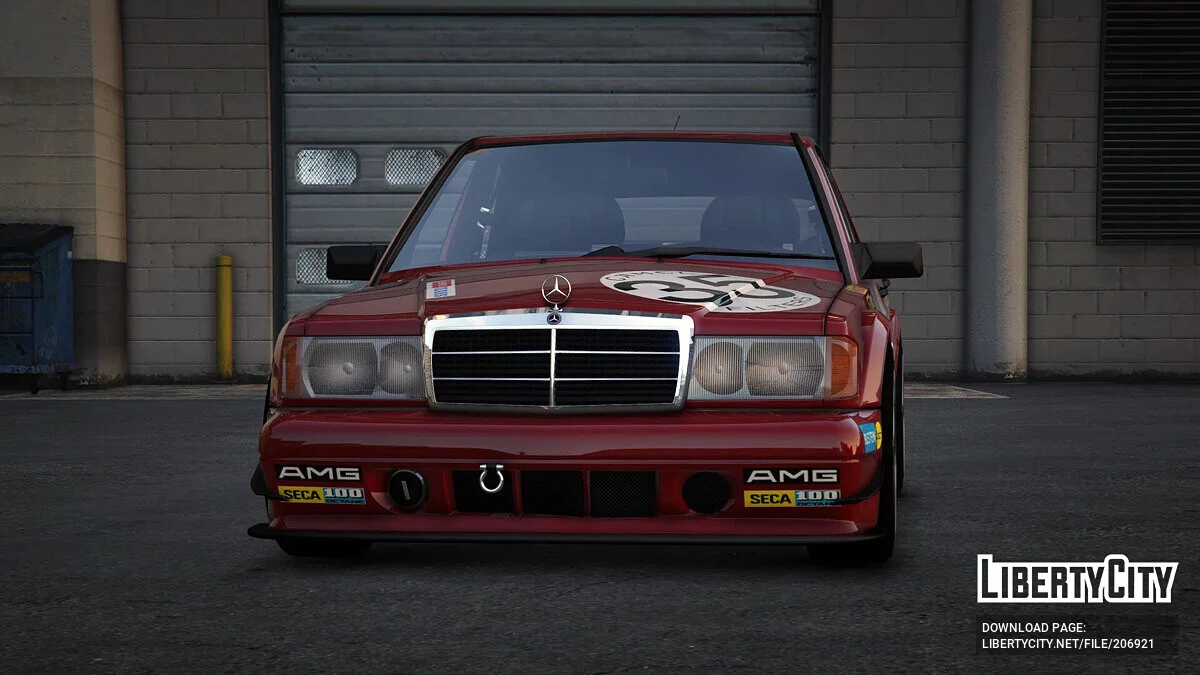 Mercedes-Benz 190E Red Pig livery / جي تي أي 5