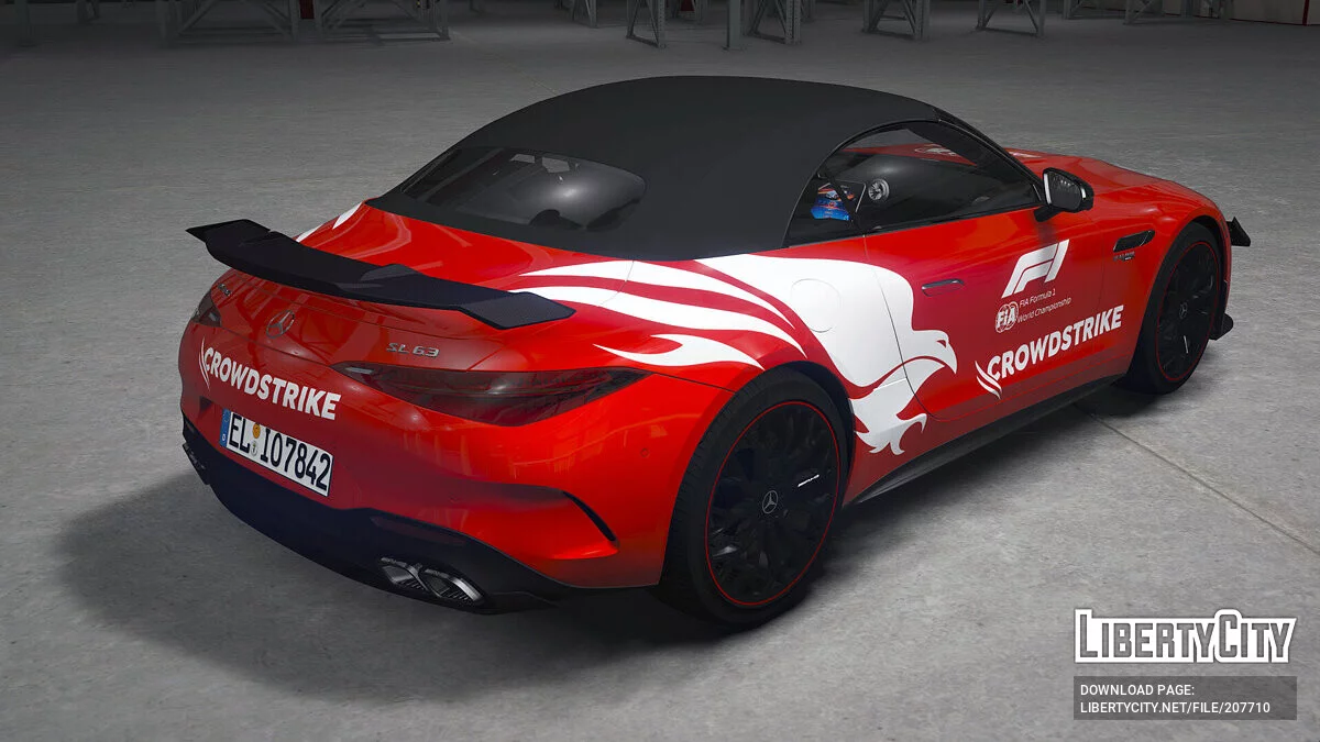 سيارة الأمان Mercedes SL63 AMG FIA / جي تي أي 5