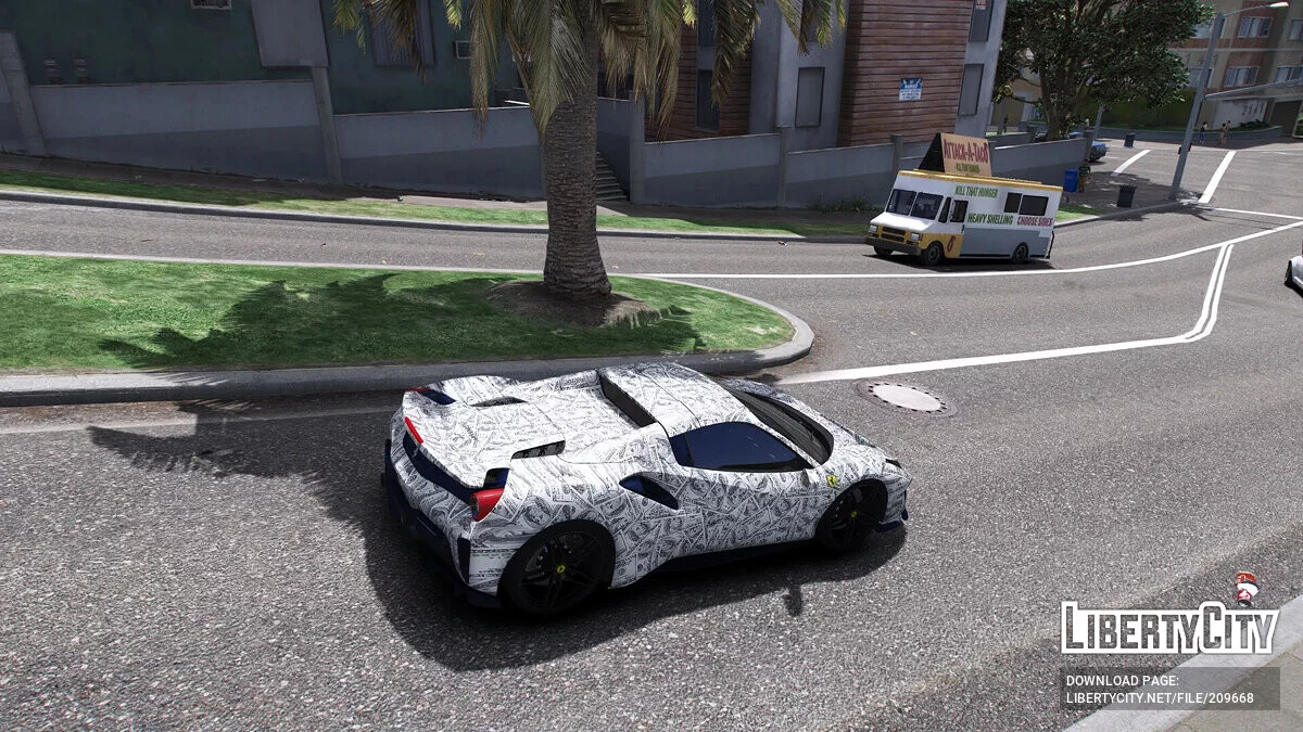 Ferrari 488 Pista Spider - طلاء نقدي / جي تي أي 5