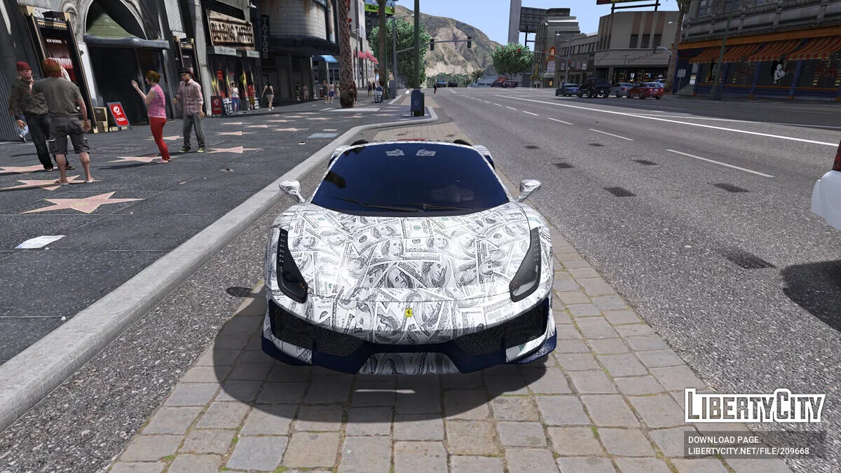 Ferrari 488 Pista Spider - طلاء نقدي / جي تي أي 5