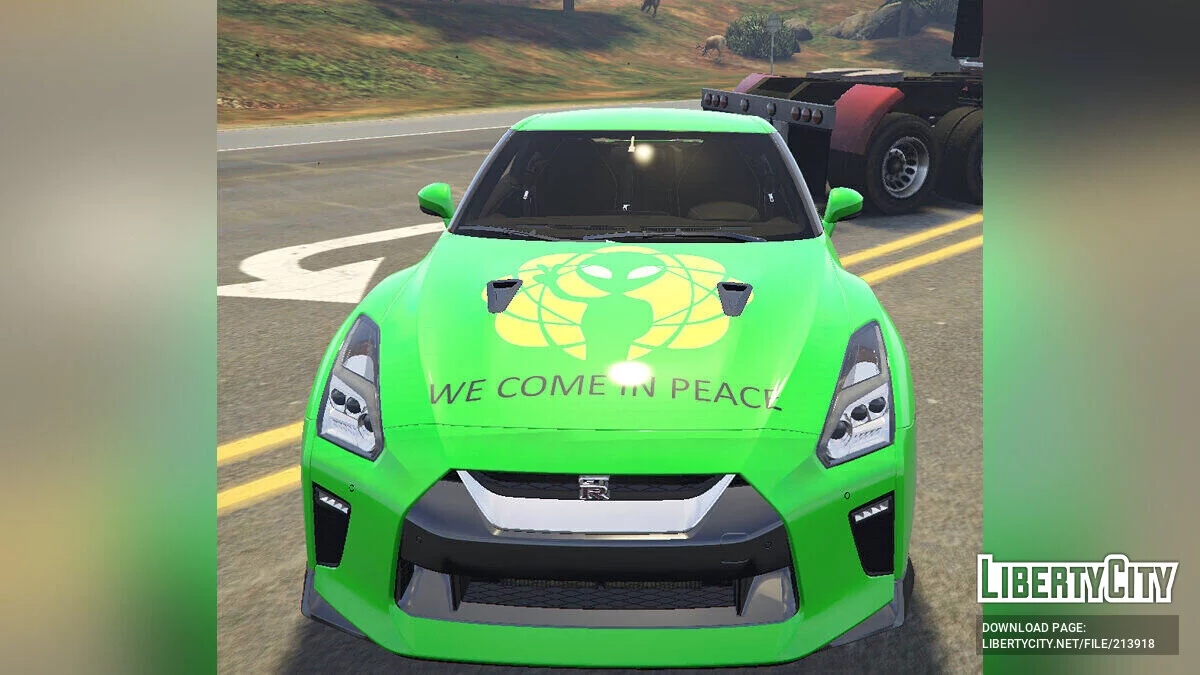 Alien 2017 Nissan GTR [Livery] / GTA 5