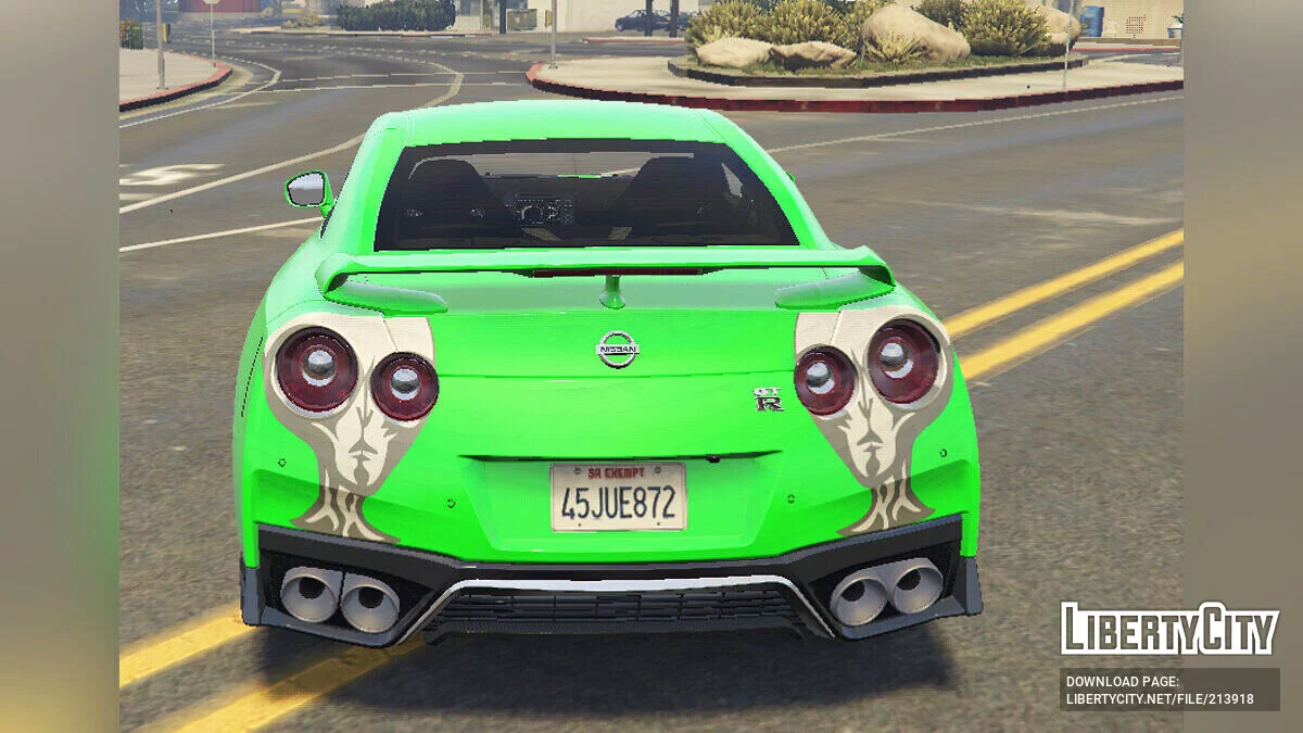 Alien 2017 Nissan GTR [Livery] / GTA 5