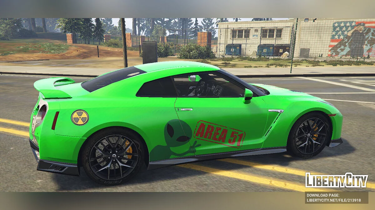 Alien 2017 Nissan GTR [Livery] / GTA 5