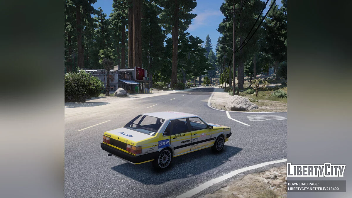 Audi 80b2 Ralli esinlenmeli kaplama / GTA 5