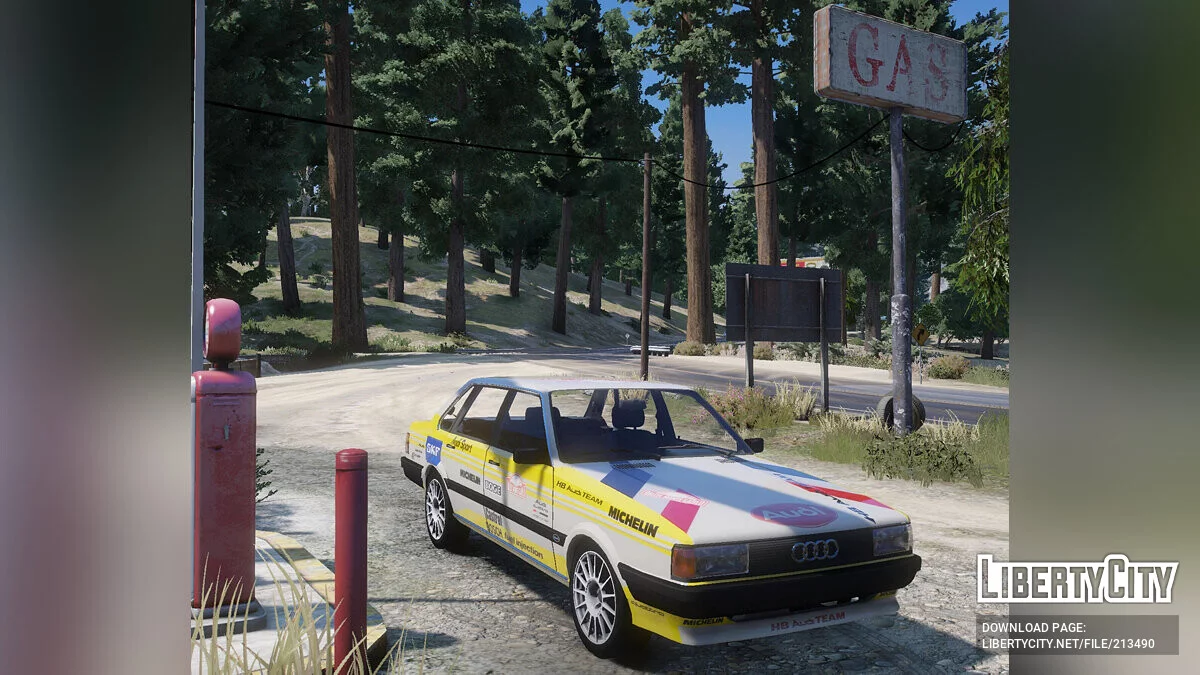 Audi 80b2 Ralli esinlenmeli kaplama / GTA 5