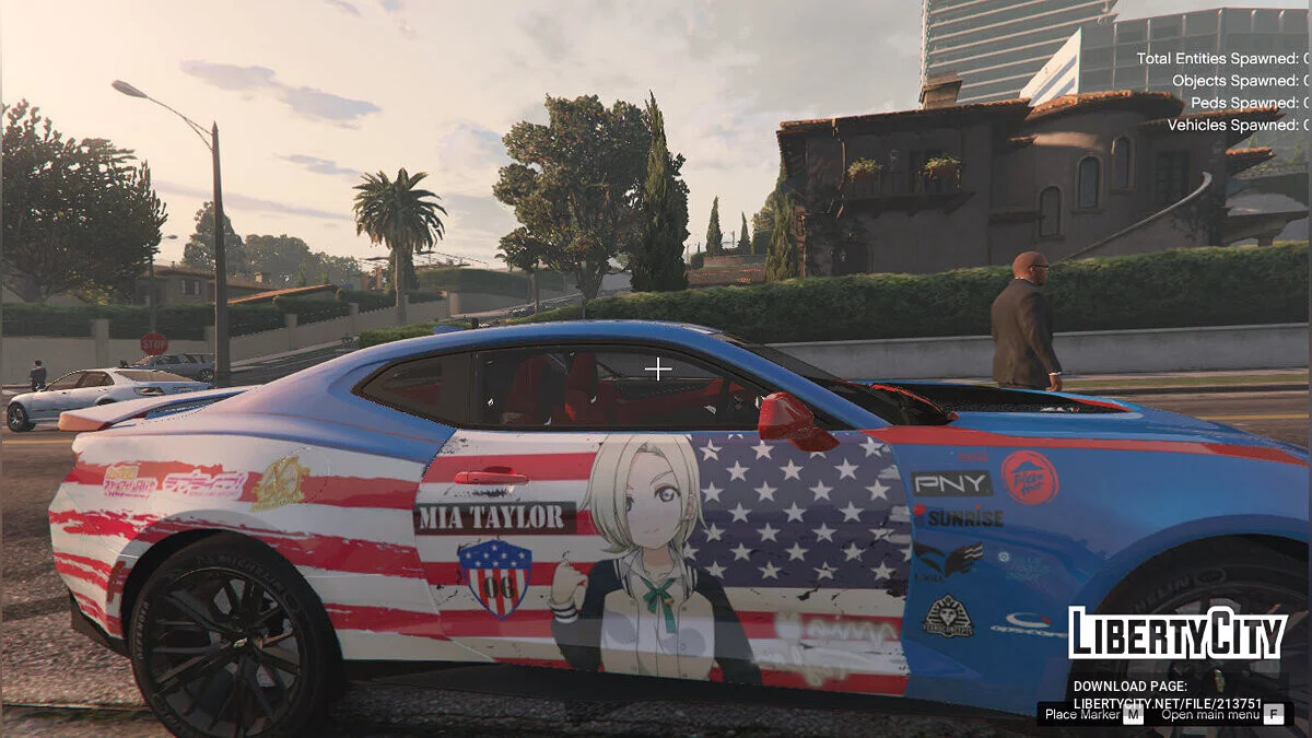 Camaro ZL1 2017 Love Live Nijigasaki Mia Taylor Itasha / GTA 5