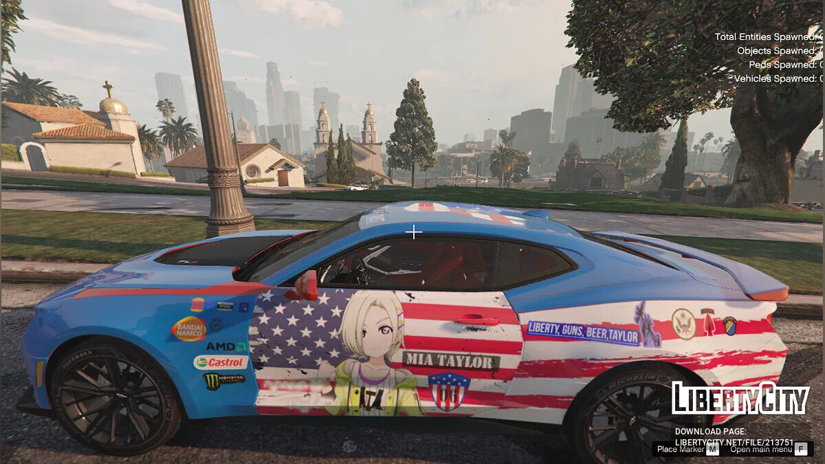 Camaro ZL1 2017 Love Live Nijigasaki Mia Taylor Itasha / GTA 5