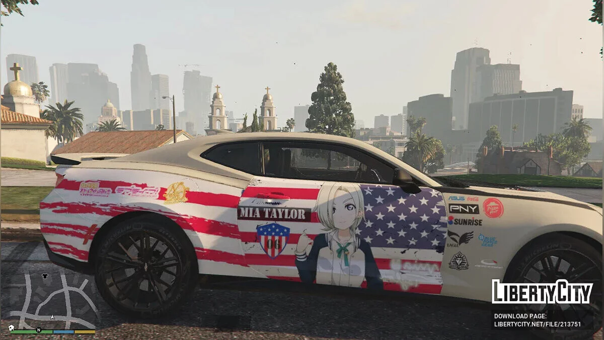 Camaro ZL1 2017 Love Live Nijigasaki Mia Taylor Itasha / GTA 5