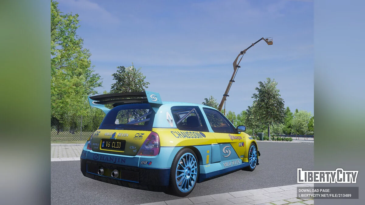 Clio V6 F1 Esinlenmeli Kaplama / GTA 5