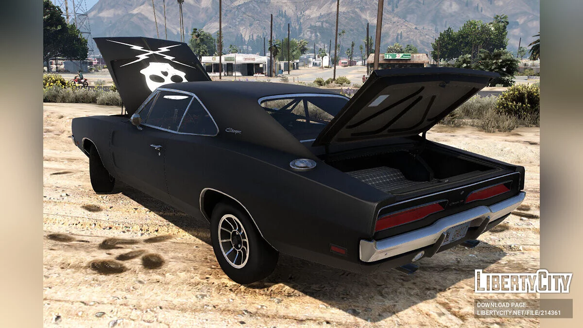 Death proof livery para Ohi's 69 charger / GTA 5