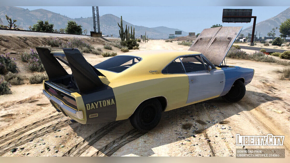 Pintura Joe Dirt para Ohi's Dodge Charger 1969 1.1 / GTA 5