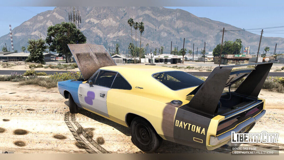 Pintura Joe Dirt para Ohi's Dodge Charger 1969 1.1 / GTA 5