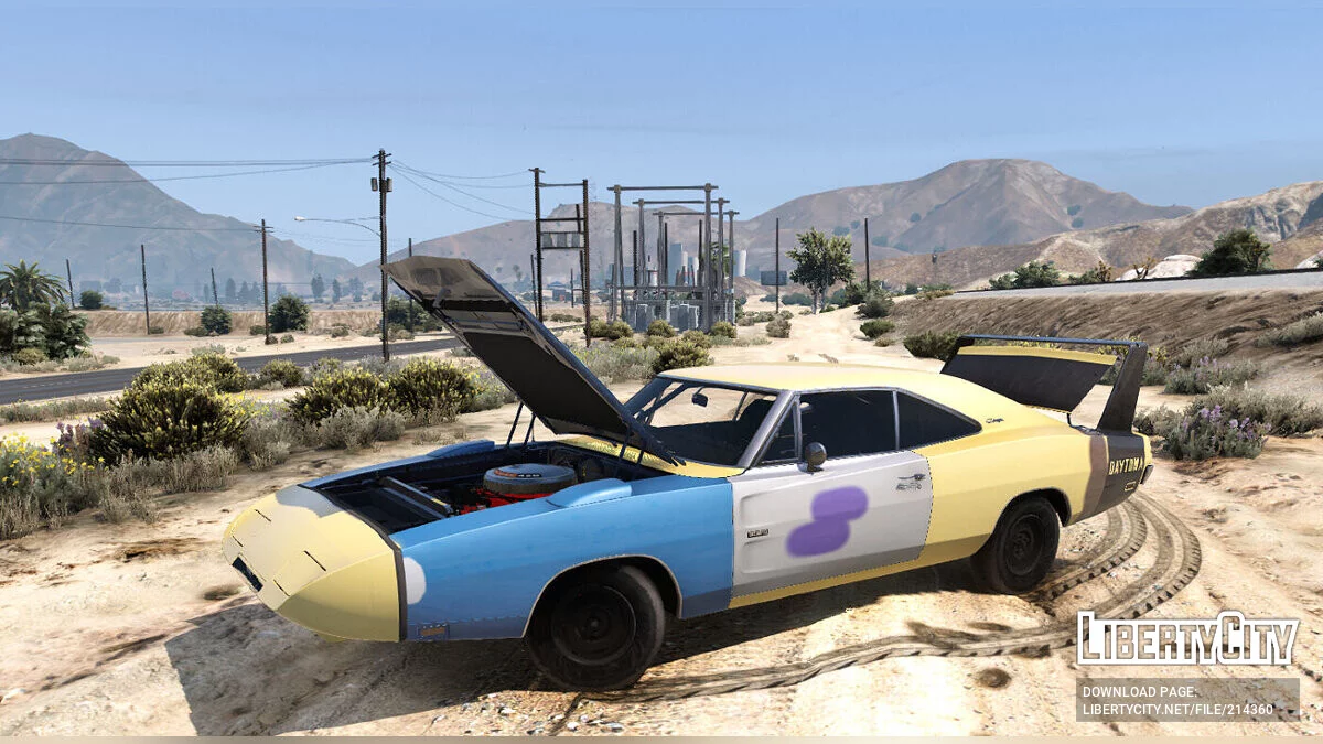 Pintura Joe Dirt para Ohi's Dodge Charger 1969 1.1 / GTA 5