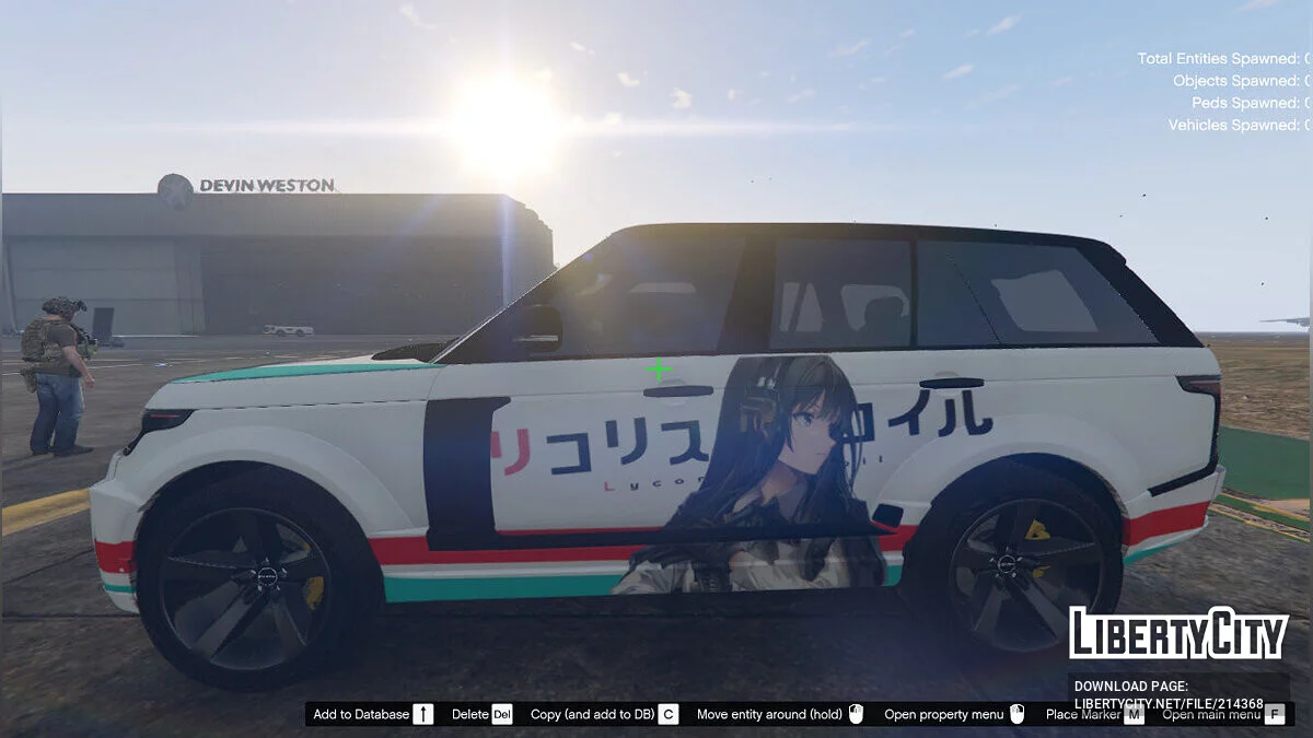Lycoris Recoil Itasha Range Rover Vogue Startech L405 1.1 / GTA 5