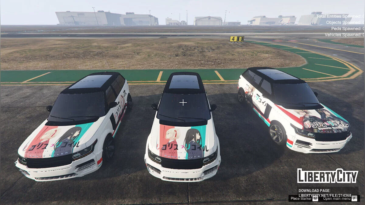 Lycoris Recoil Itasha Range Rover Vogue Startech L405 1.1 / GTA 5