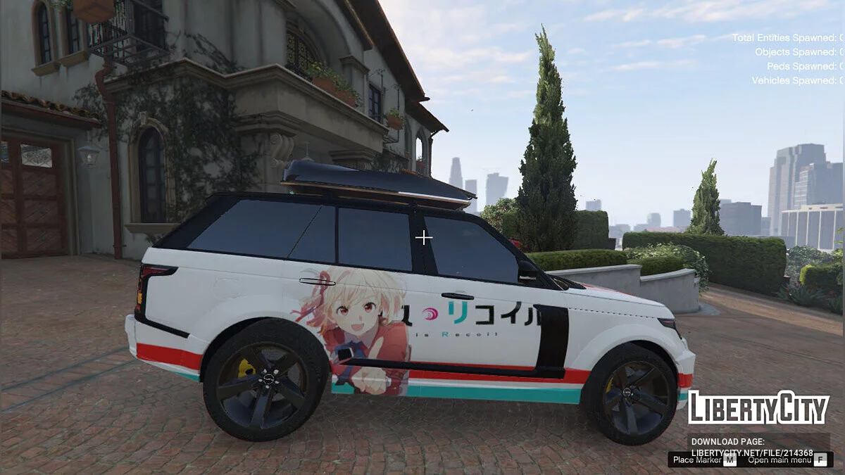 Lycoris Recoil Itasha Range Rover Vogue Startech L405 1.1 / GTA 5