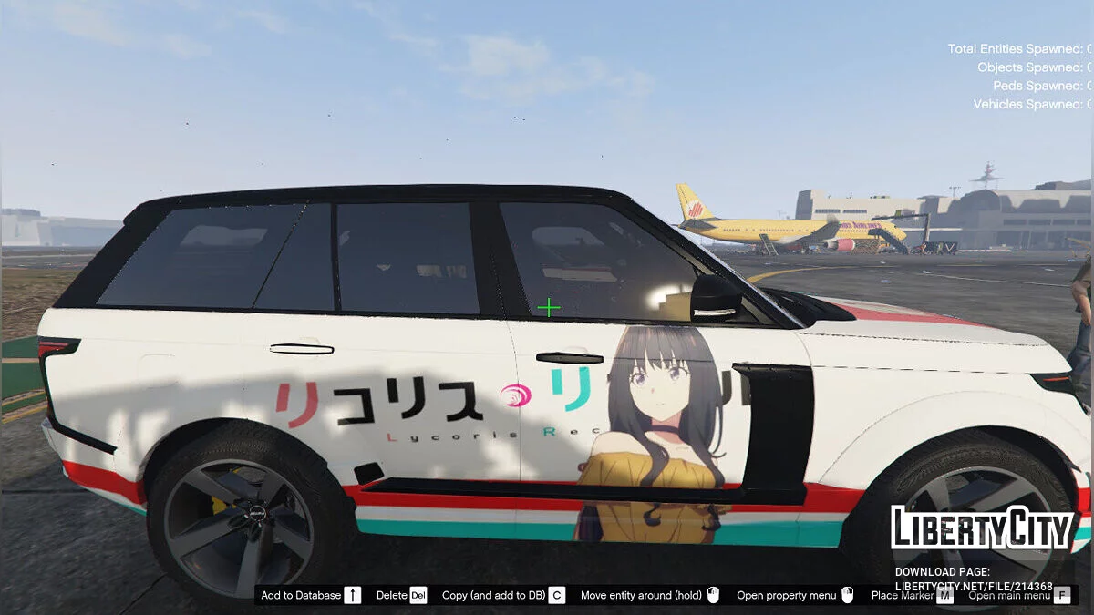 Lycoris Recoil Itasha Range Rover Vogue Startech L405 1.1 / GTA 5