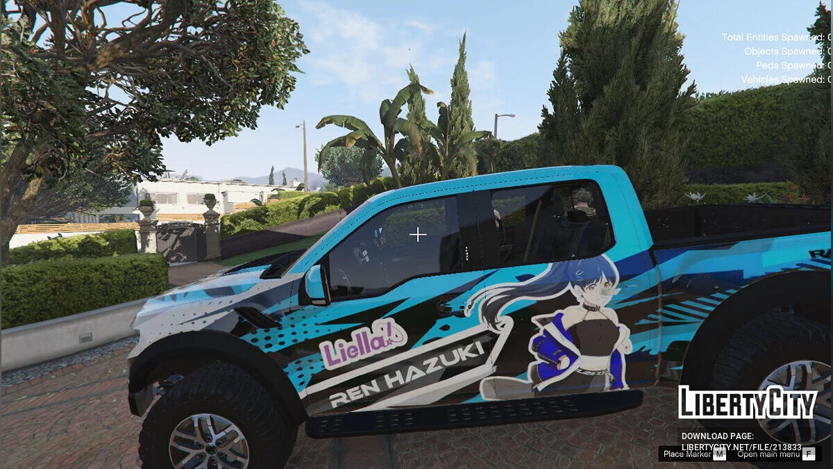 Ren Hazuki Itasha Love Live Superstar 2018 Ford F-150 Raptor Crew Cab / GTA 5
